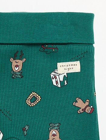 Completo natalizio 2 pezzi - Body a maniche lunghe + legging