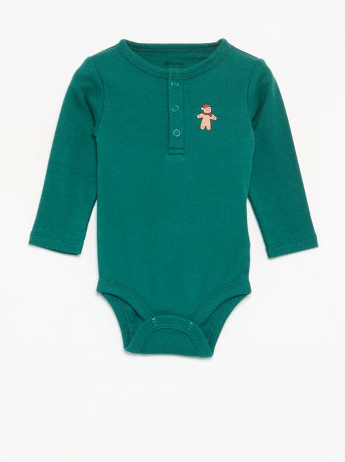 Completo natalizio 2 pezzi - Body a maniche lunghe + legging - Kiabi Completo natalizio 2 pezzi - Body a maniche lunghe + legging - Kiabi