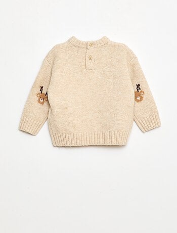 Completo Natalizio Maglia + leggings in maglia animato