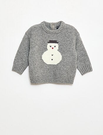 Completo Natalizio Maglia + leggings in maglia animato