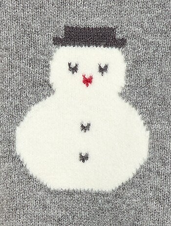 Completo Natalizio Maglia + leggings in maglia animato