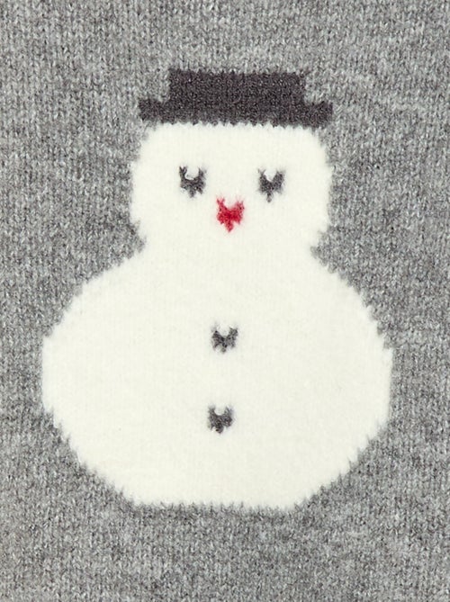 Completo Natalizio Maglione + leggings in maglia animato - Kiabi