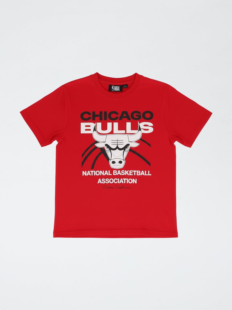 Completo 'NBA' 2 pezzi short + T-shirt Rosso - Kiabi