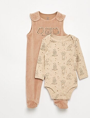 Completo notte 2 pezzi - Pagliaccetto senza maniche + body