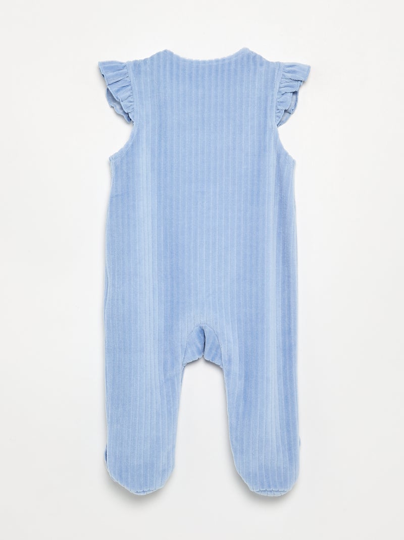 Completo notte 2 pezzi - Pagliaccetto senza maniche + body Bianco - Kiabi