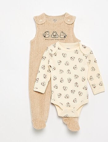 Completo notte 2 pezzi - Pagliaccetto senza maniche + body