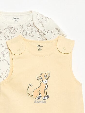 Completo notte body e tutina salopette - 2 pezzi 'Disney'