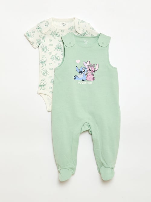 Completo notte body e tutina salopette - 2 pezzi 'Disney' - Kiabi