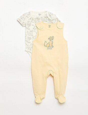 Completo notte 'Disney' 2 pezzi: body e tutina