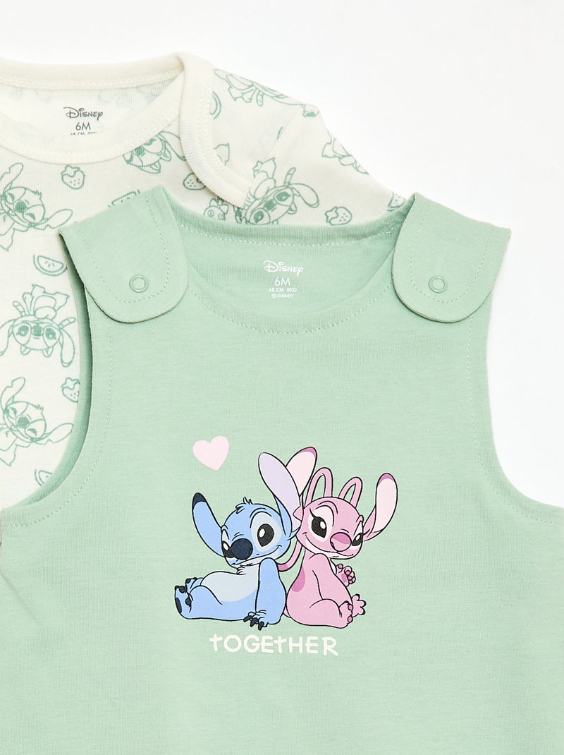 Completo notte 'Disney' 2 pezzi: body e tutina Verde - Kiabi