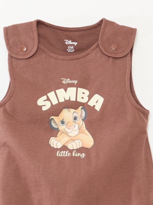 Completo pagliaccetto + body 'Simba' 'Disney' - 2 pezzi - Kiabi