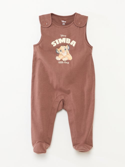Completo pagliaccetto + body 'Simba' 'Disney' - 2 pezzi - Kiabi