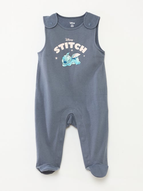 Completo pagliaccetto + body 'Stitch' 'Disney' - 2 pezzi - Kiabi