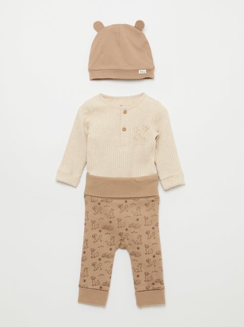 Completo pantalone + body + cappellino 'Simba' - 3 pezzi - Kiabi