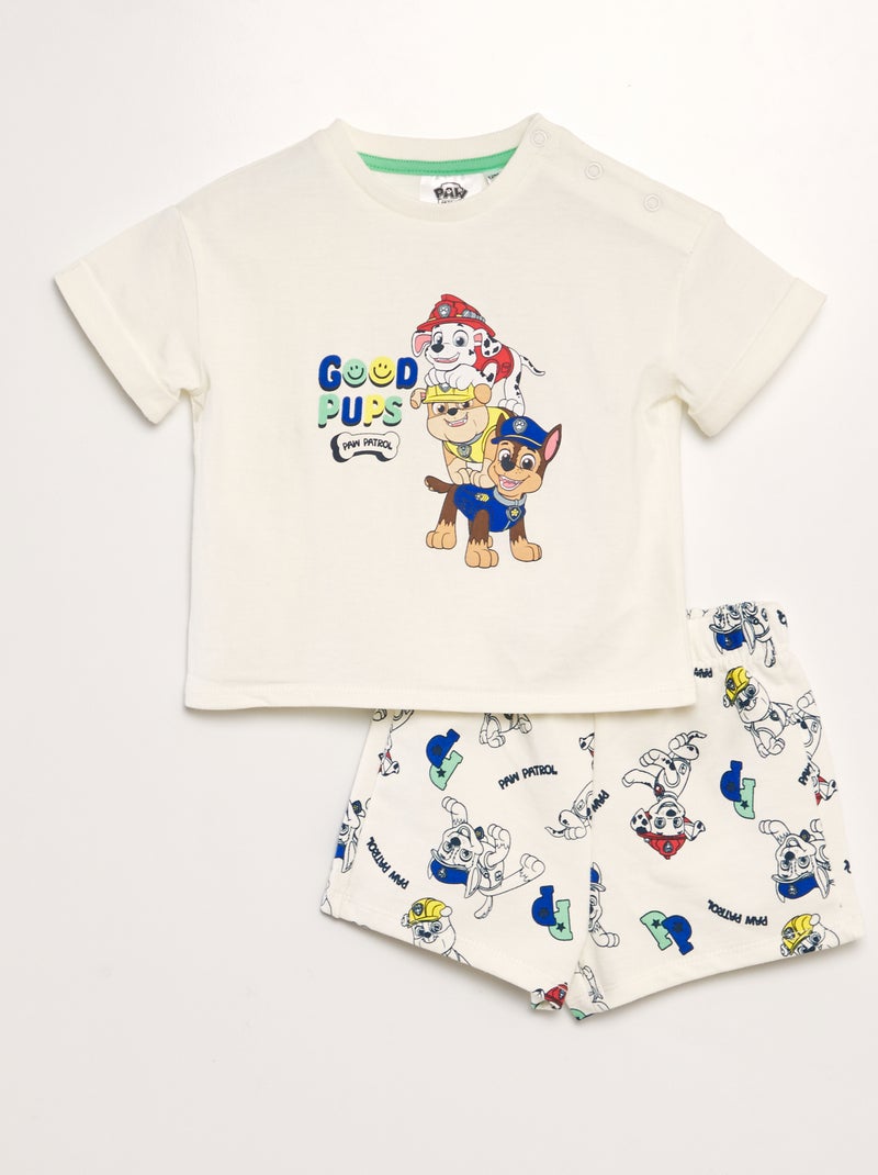 Completo 'Paw Patrol' - 2 pezzi BIANCO - Kiabi