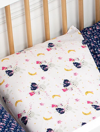 Completo per lettino reversibile in garza di cotone | SEVIRA KIDS