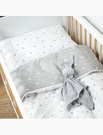 Completo per lettino reversibile in garza di cotone | sevira kids | sevira kids