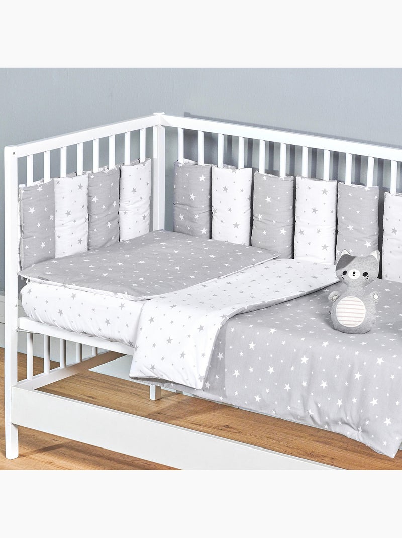 Completo per lettino reversibile in garza di cotone | sevira kids | sevira kids Bianco - Kiabi