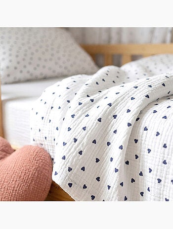 Completo per lettino reversibile in garza di cotone | sevira kids | sevira kids