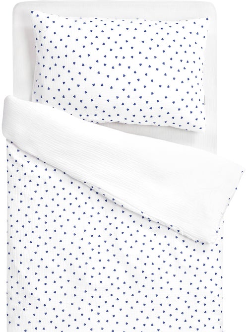 Completo per lettino reversibile in garza di cotone | sevira kids | sevira kids - Kiabi Completo per lettino reversibile in garza di cotone | sevira kids | sevira kids - Kiabi