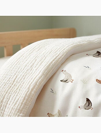 Completo per lettino reversibile in garza di cotone | sevira kids | sevira kids
