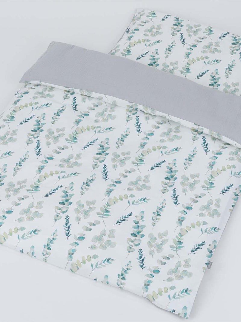 Completo per lettino reversibile in garza di cotone | sevira kids | sevira kids Grigio - Kiabi