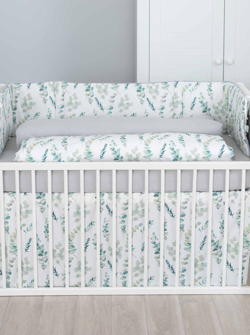 Completo per lettino reversibile in garza di cotone | sevira kids | sevira kids Grigio - Kiabi