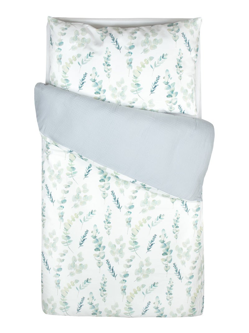 Completo per lettino reversibile in garza di cotone | sevira kids | sevira kids Grigio - Kiabi
