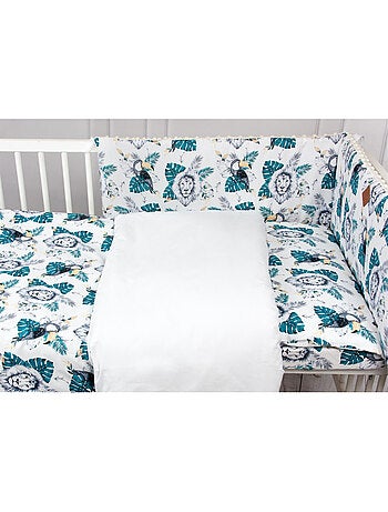 Completo per lettino reversibile in garza di cotone | sevira kids | sevira kids