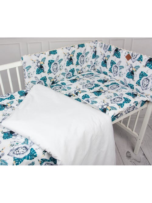 Completo per lettino reversibile in garza di cotone | sevira kids | sevira kids - Kiabi Completo per lettino reversibile in garza di cotone | sevira kids | sevira kids - Kiabi