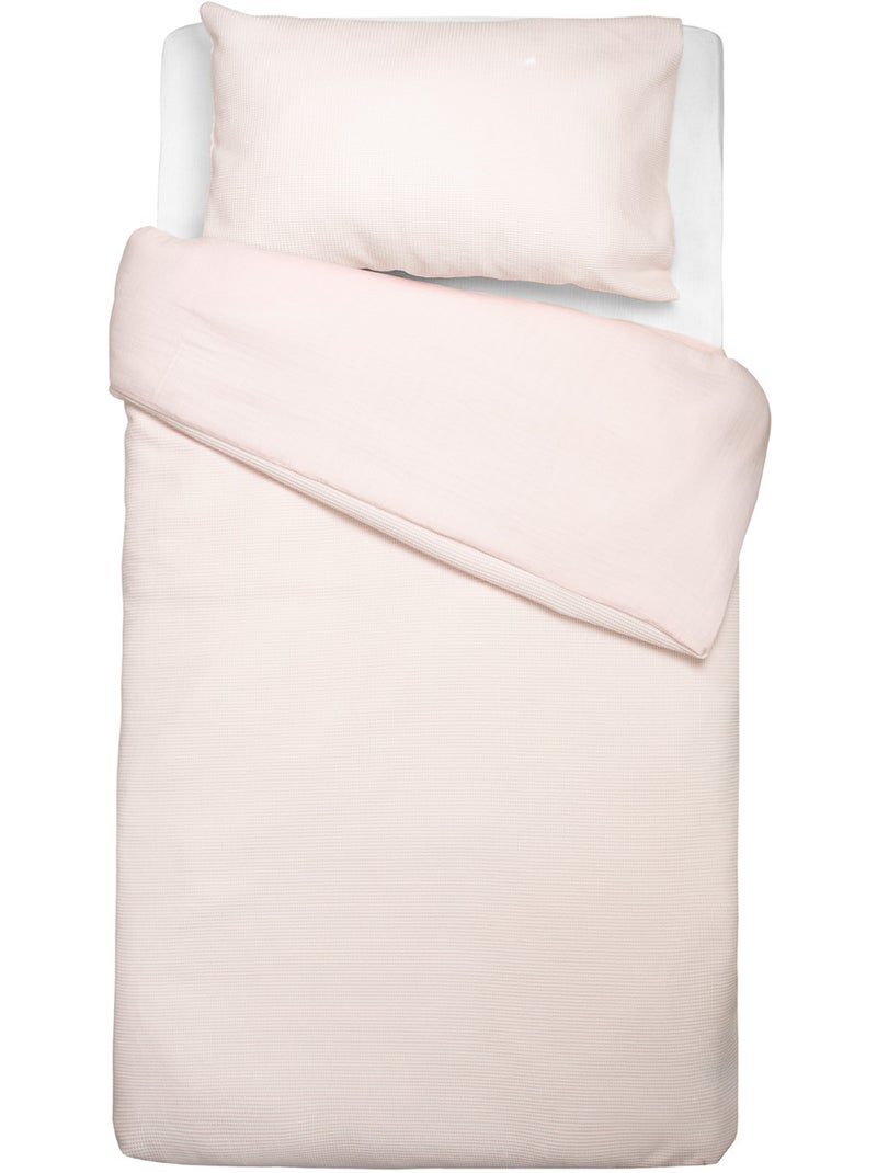 Completo per lettino reversibile in garza di cotone | sevira kids | sevira kids Rosa - Kiabi