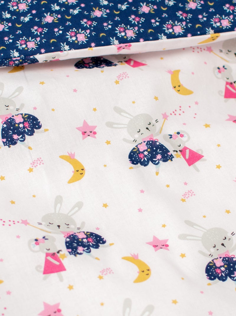 Completo per lettino reversibile in garza di cotone | sevira kids | sevira kids Rosa - Kiabi