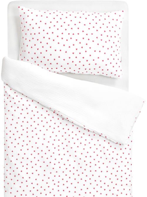 Completo per lettino reversibile in garza di cotone | sevira kids | sevira kids - Kiabi Completo per lettino reversibile in garza di cotone | sevira kids | sevira kids - Kiabi