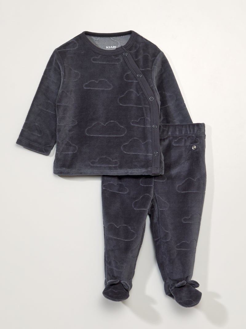 Completo pigiama - 2 pezzi NERO - Kiabi
