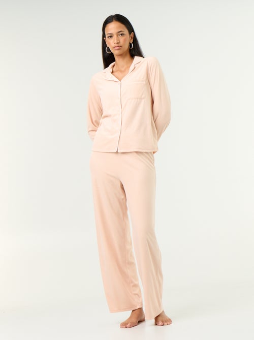 Completo pigiama 2 pezzi - Camicia + pantalone - Kiabi Completo pigiama 2 pezzi - Camicia + pantalone - Kiabi
