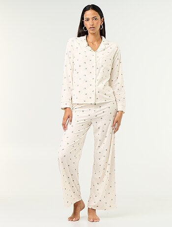 Completo pigiama 2 pezzi - Camicia + pantaloni