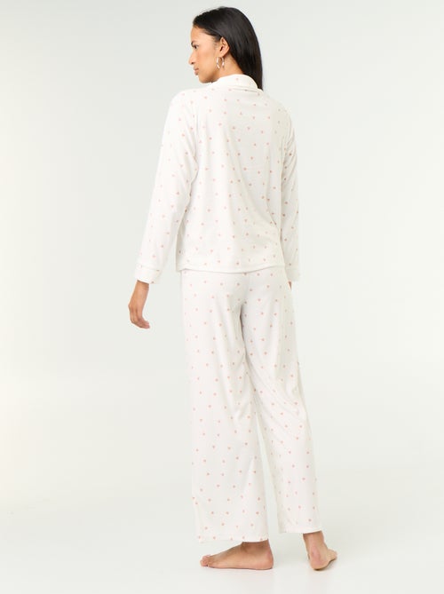 Completo pigiama 2 pezzi - Camicia + pantaloni - Kiabi Completo pigiama 2 pezzi - Camicia + pantaloni - Kiabi