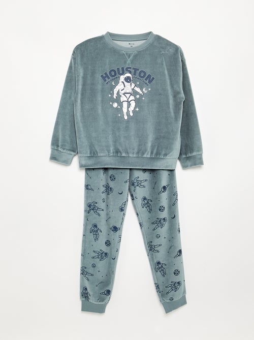 Completo pigiama 2 pezzi - Felpa + pantaloni - Kiabi