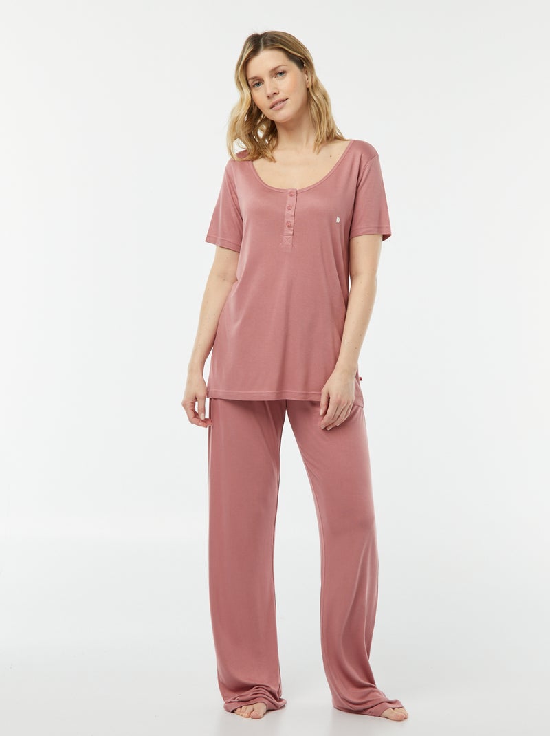 Completo pigiama 2 pezzi 'Dodo' ROSA - Kiabi
