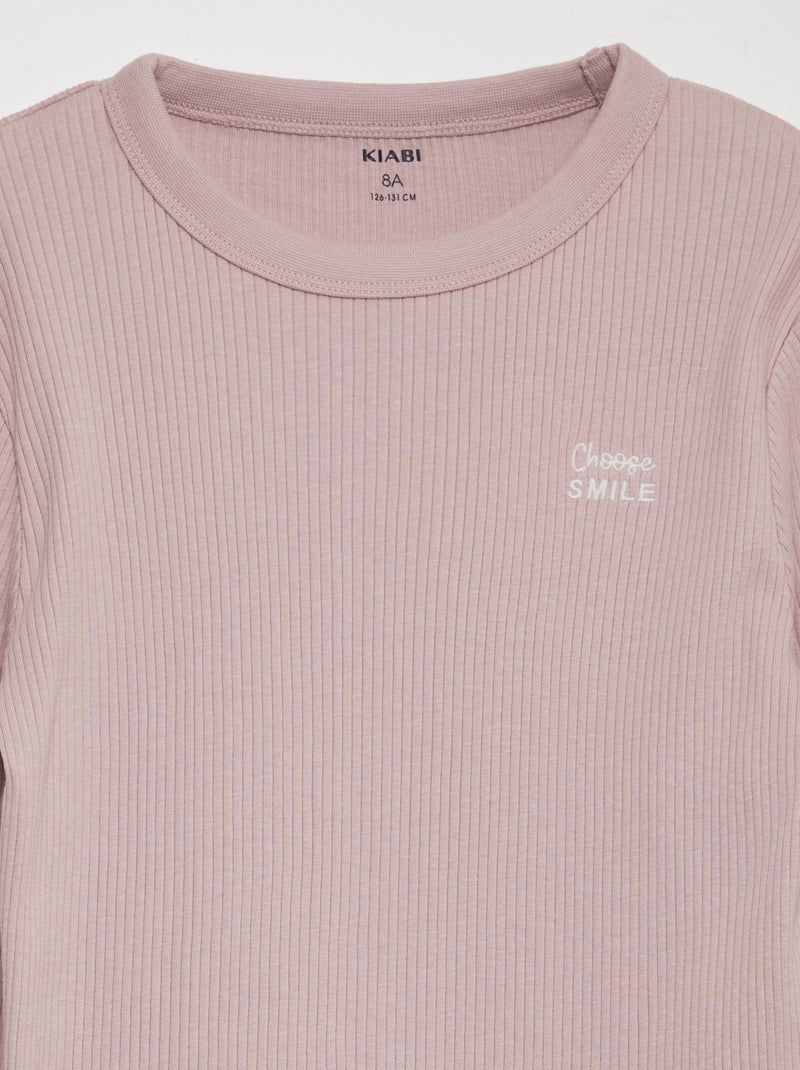 Completo pigiama 2 pezzi ROSA - Kiabi