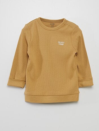 Completo pigiama a coste taglia unica - 2 pezzi