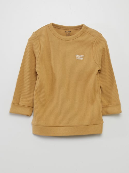 Completo pigiama a coste taglia unica - 2 pezzi - Kiabi