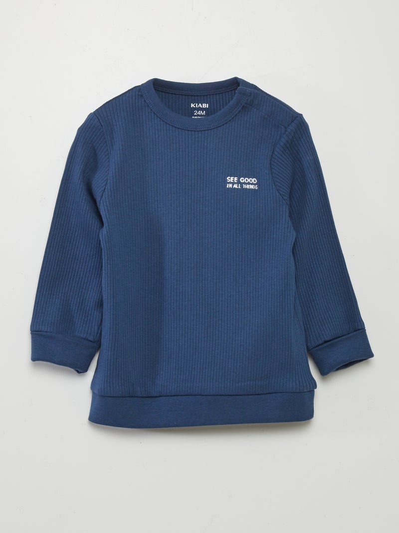 Completo pigiama a coste taglia unica - 2 pezzi VERDE - Kiabi