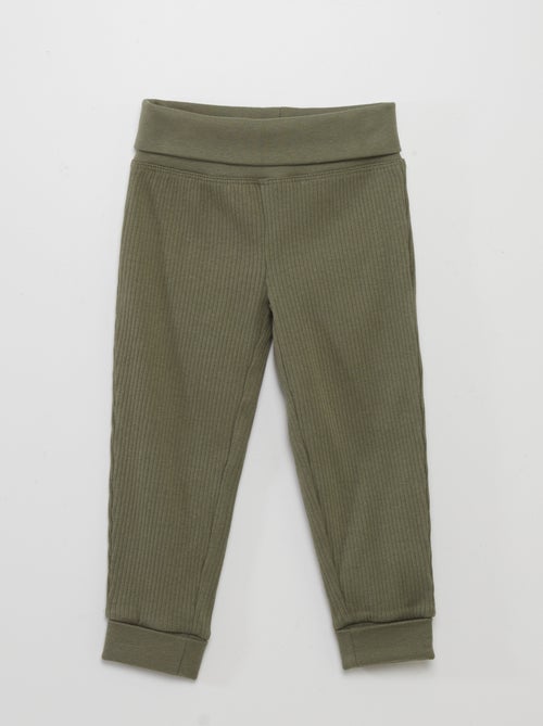 Completo pigiama a coste taglia unica - 2 pezzi - Kiabi