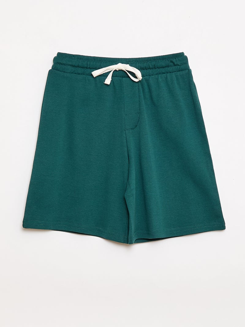 Completo pigiama a maniche corte in cotone Verde - Kiabi