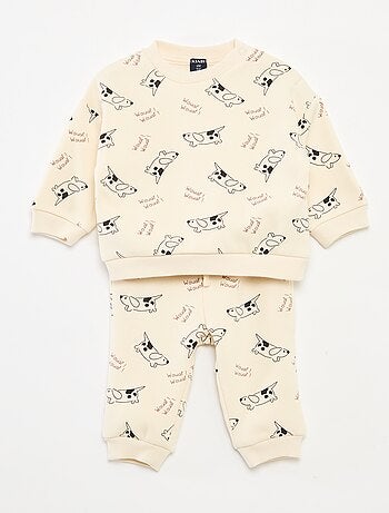 Completo pigiama all-over