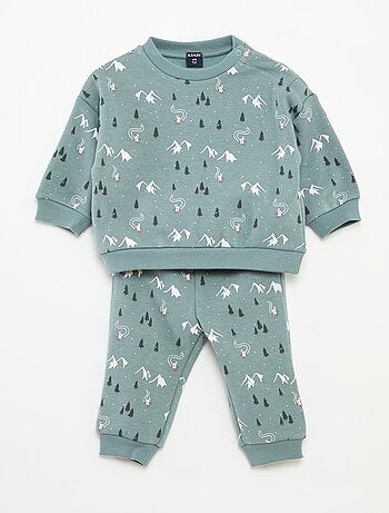 Completo pigiama all-over