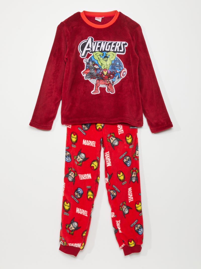 Completo pigiama 'Avengers' 'Marvel' ROSSO - Kiabi