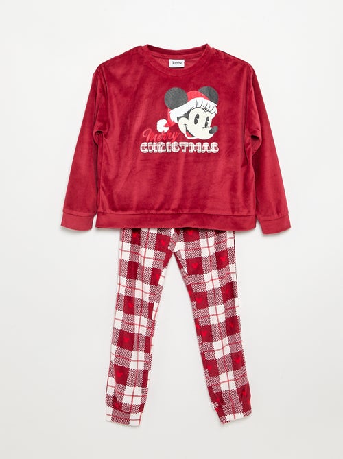 Completo pigiama bambina 'Disney' 'Natale' in velluto - Kiabi