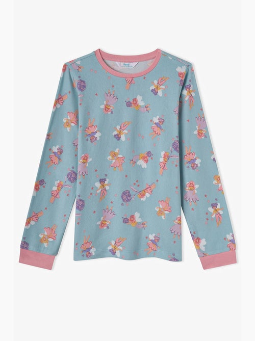 Completo pigiama bambina fairy bloom a maniche lunghe penti - Kiabi